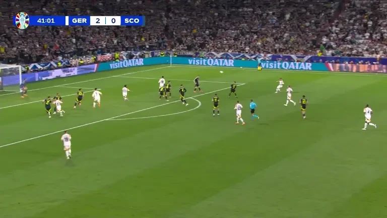 Germania - Scoția | Minutul 44: Penalty Germania!