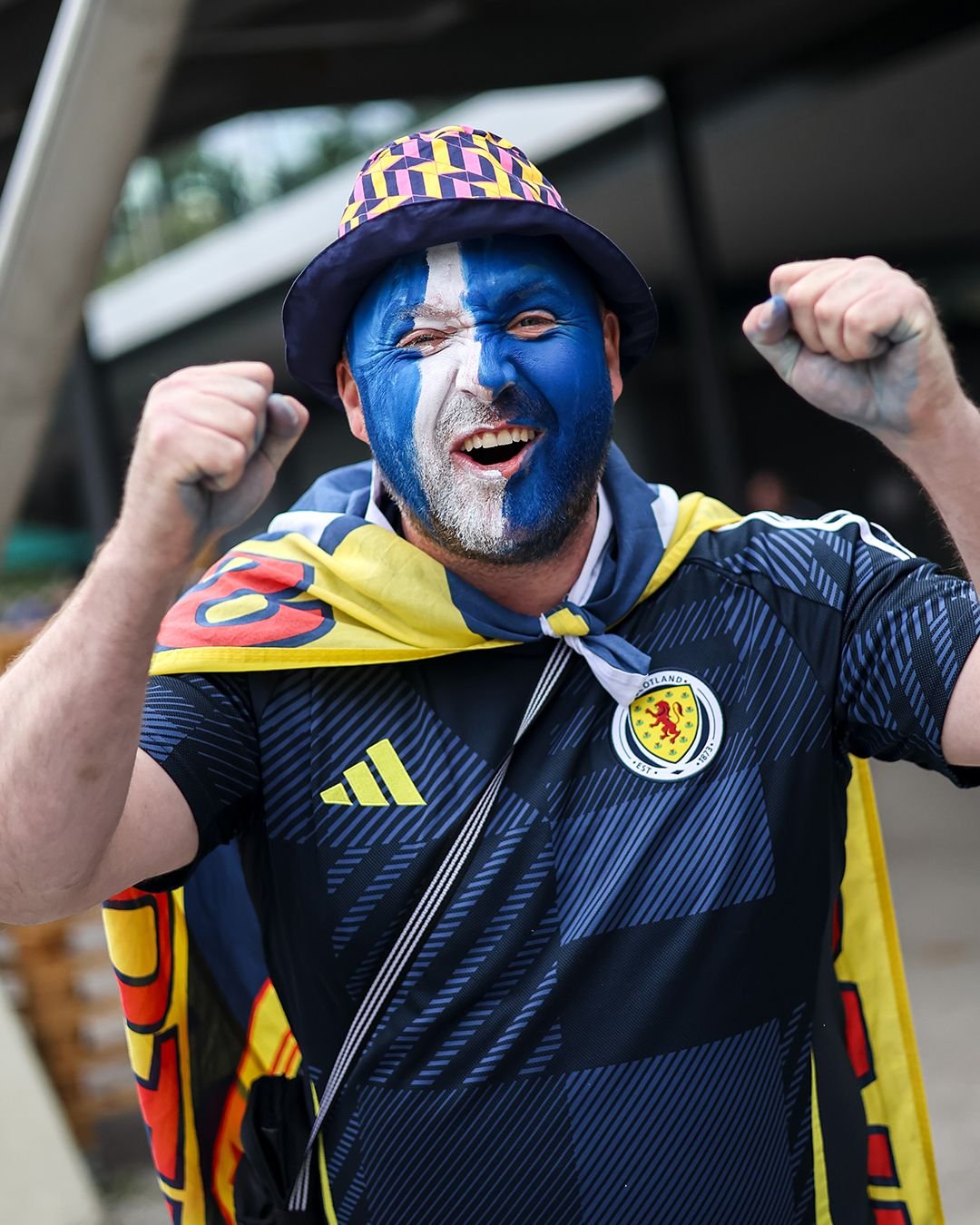 Spectacol în tribune! Suporterii care au atras toate privirile la meciul Germania - Scoția_3