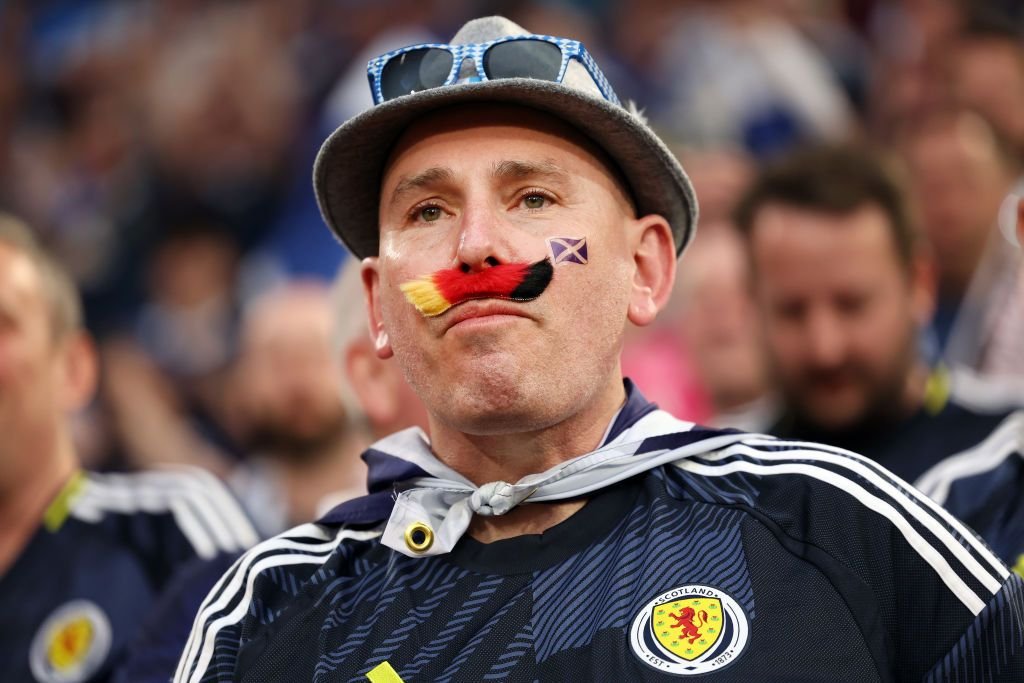 Spectacol în tribune! Suporterii care au atras toate privirile la meciul Germania - Scoția_16