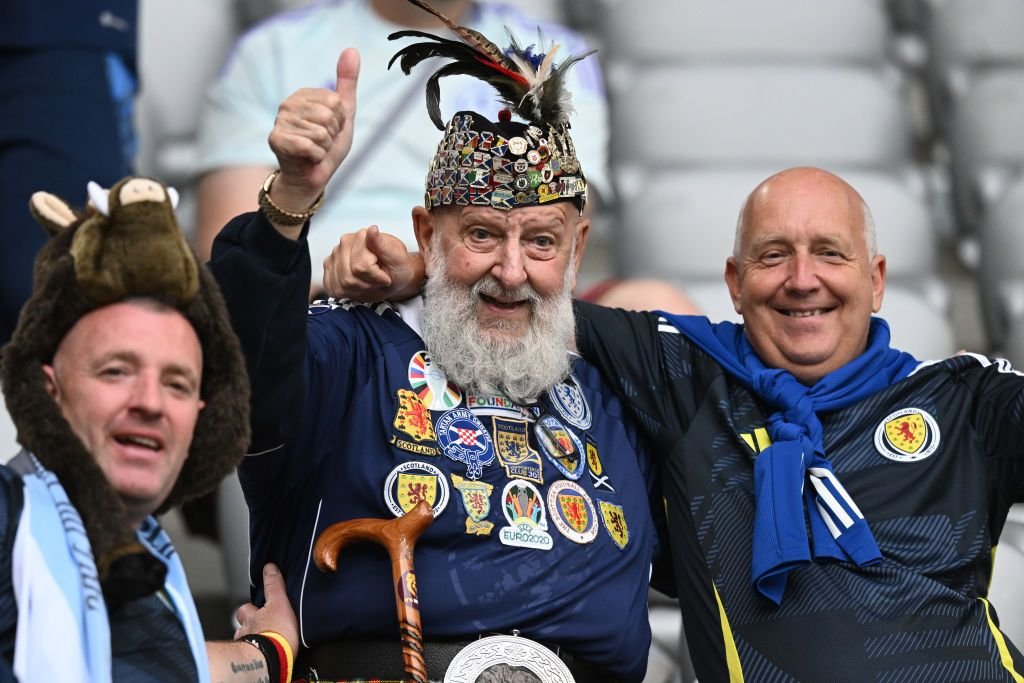 Spectacol în tribune! Suporterii care au atras toate privirile la meciul Germania - Scoția_18