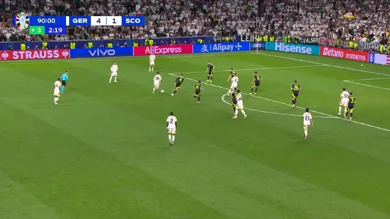 Germania - Scoția | Minutul 90+2: GOL Germania!