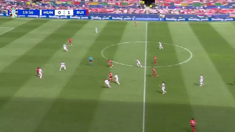 Ungaria - Elveția | Minutul 20: Ocazie Elveția