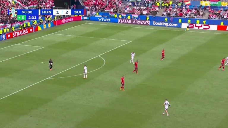 Ungaria - Elveția | Minutul 93: Gol Elveția