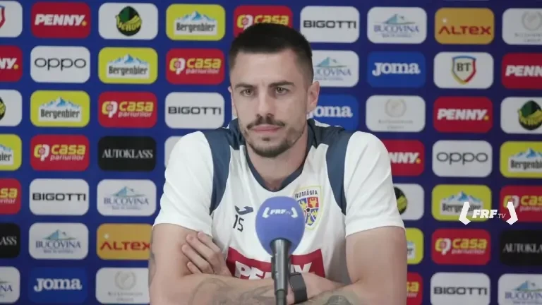 Andrei Burcă, &icirc;nainte de Rom&acirc;nia - Ucraina: Trebuie să ieșim cu capul sus de pe teren, să nu avem regrete