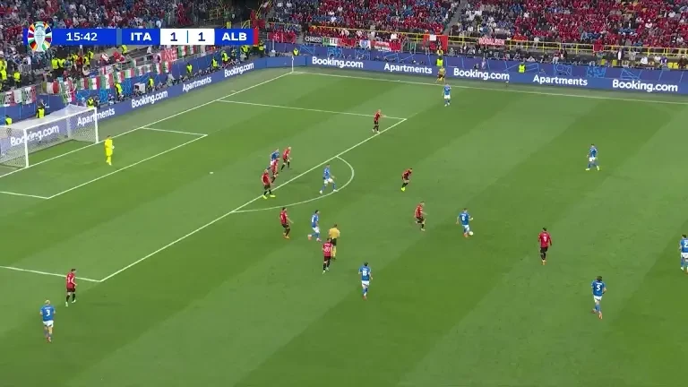 Italia - Albania | Minutul 16: GOL Italia
