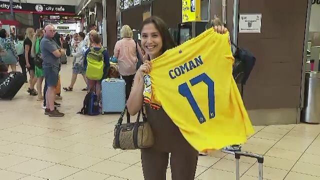 Ioana Timofeciuc a plecat în Germania pentru a-i face galerie lui Florinel Coman. Mesajul transmis la aeroport_2