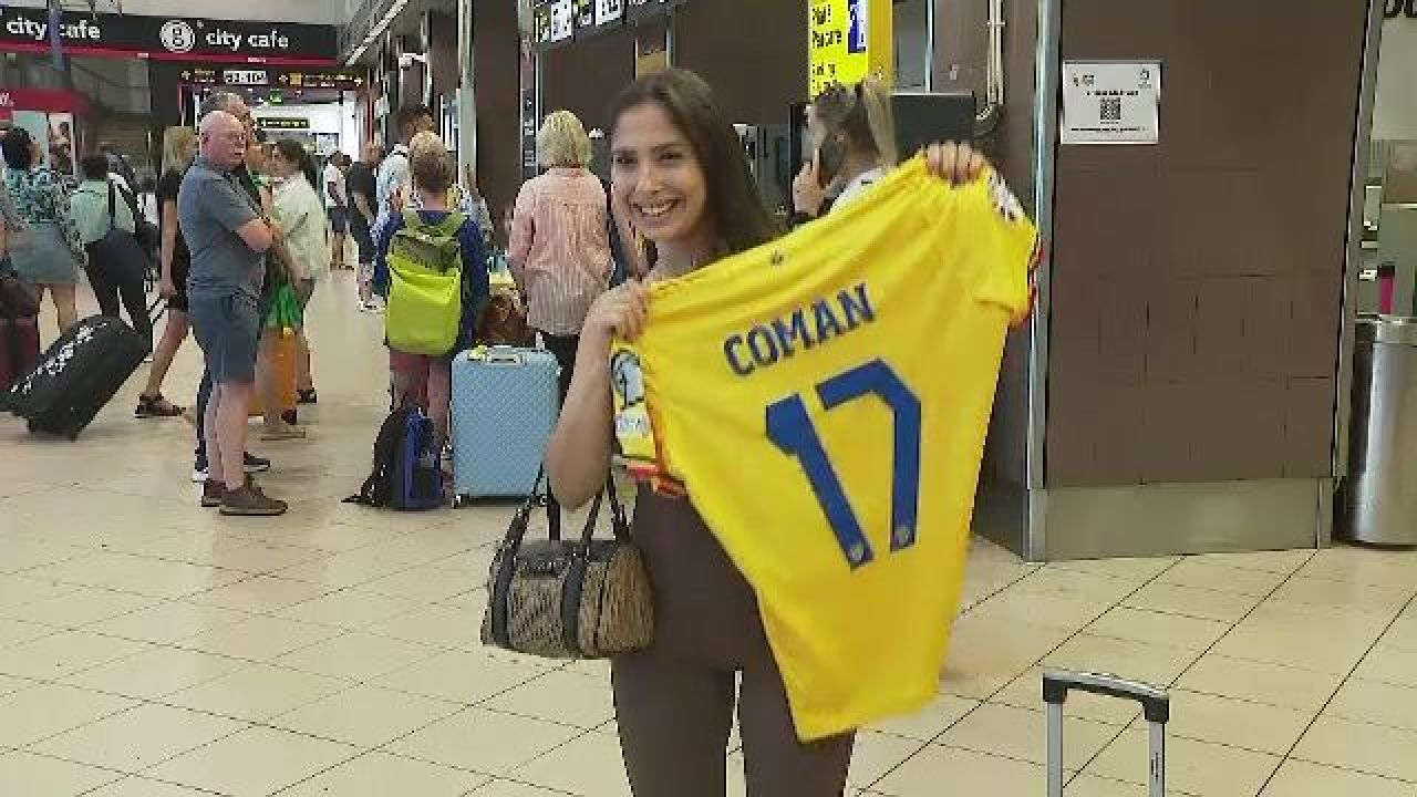 Ioana Timofeciuc a plecat în Germania pentru a-i face galerie lui Florinel Coman. Mesajul transmis la aeroport_1