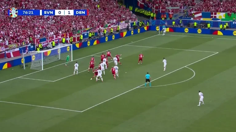 Slovenia - Danemarca (Pro TV VOYO): GOL 76