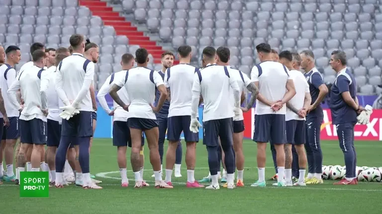 Antrenament oficial al tricolorilor &icirc;nainte de Rom&acirc;nia - Ucraina (16/06/2024)