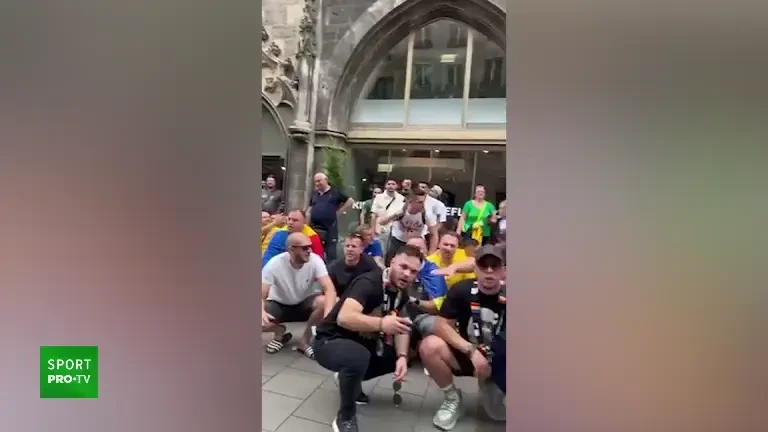 Spectacol pe străzile din Germania! Cum au fost surprinși suporterii tricolorilor