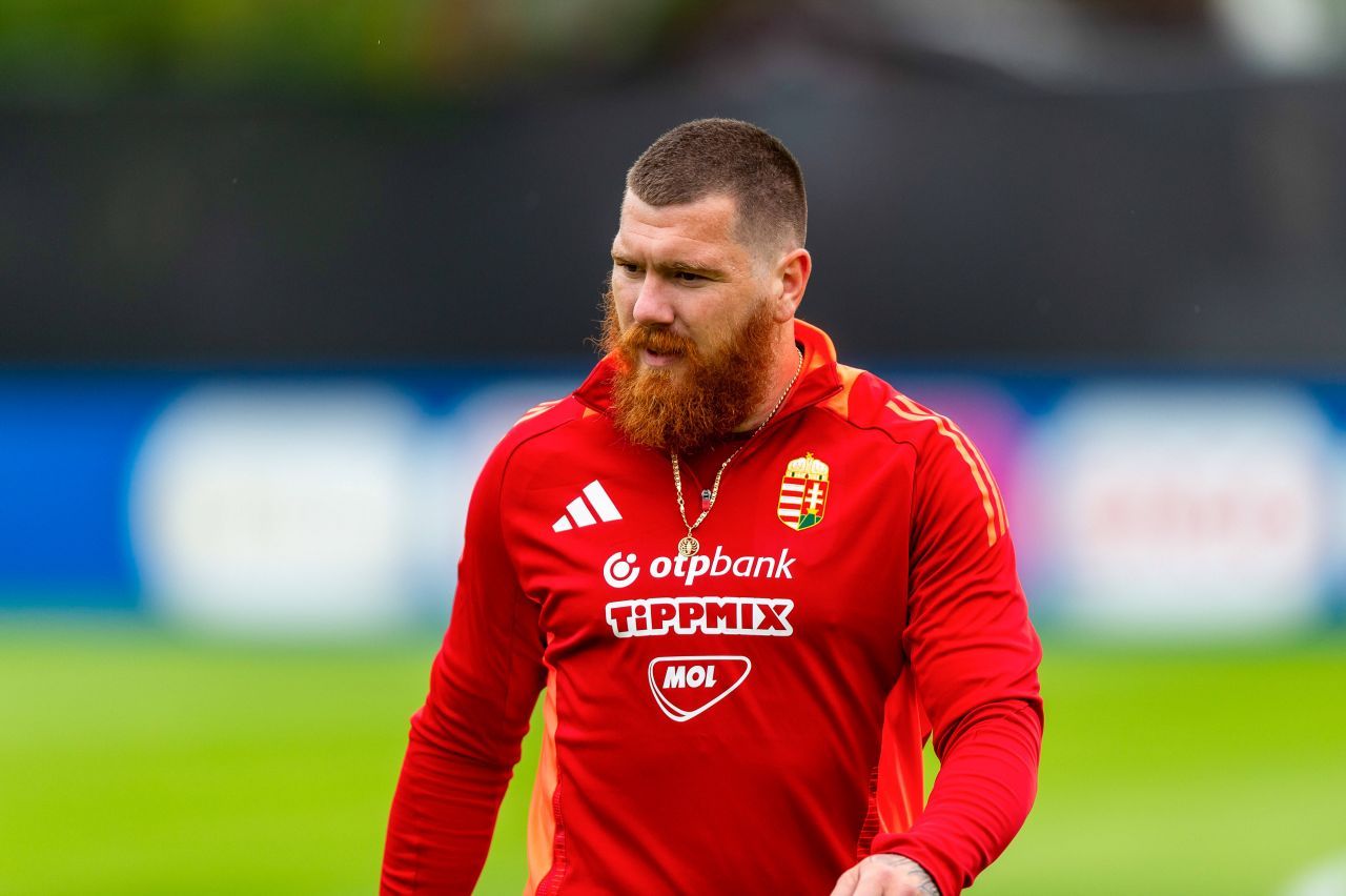 Ironizat și acuzat că e supraponderal, atacantul maghiar Martin Ádám dă replica presei internaționale la EURO 2024_5