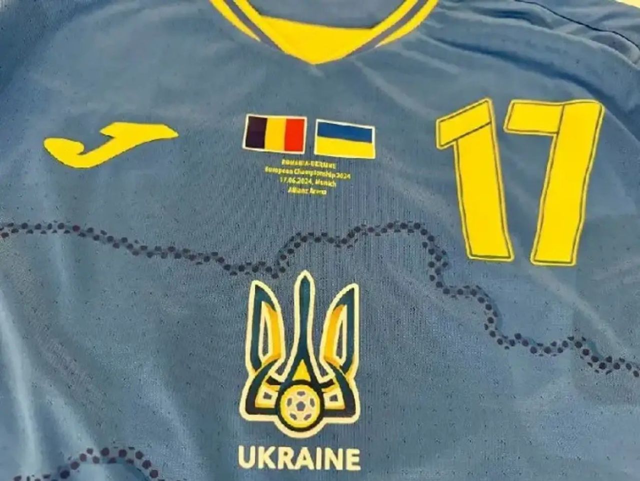 Gafă uriașă a Ucrainei înaintea meciului cu România! Ce apare pe tricouri_1