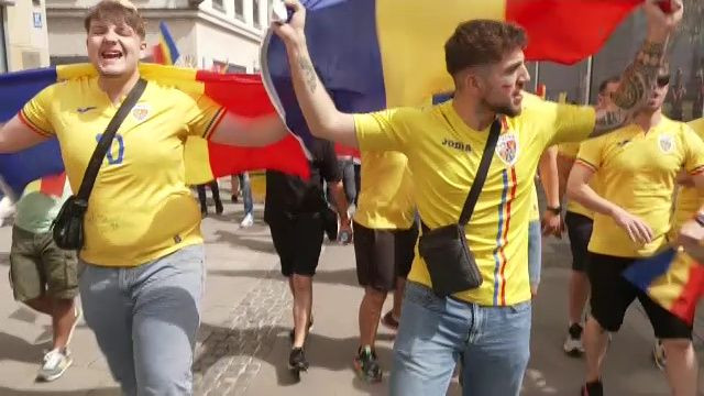 Atmosferă fantastică înainte de România - Ucraina! Imnul a răsunat pe străzile din Munchen_9