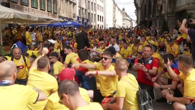 Atmosferă fantastică înainte de România - Ucraina! Imnul a răsunat pe străzile din Munchen_12