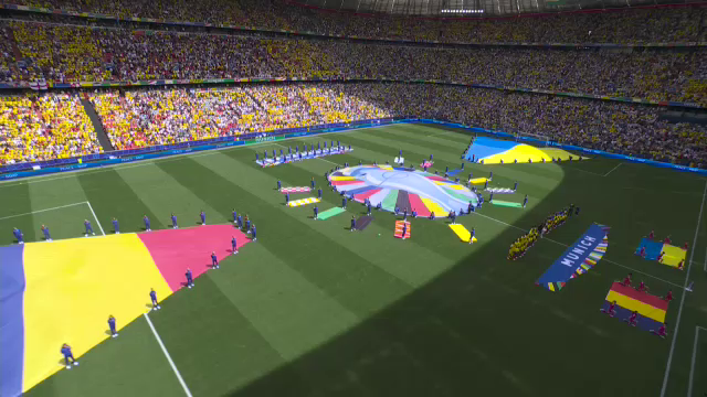 Atmosferă incredibilă la Munchen! Tricolorii au intonat din toți plămânii Imnul Național la debutul de la EURO 2024_7