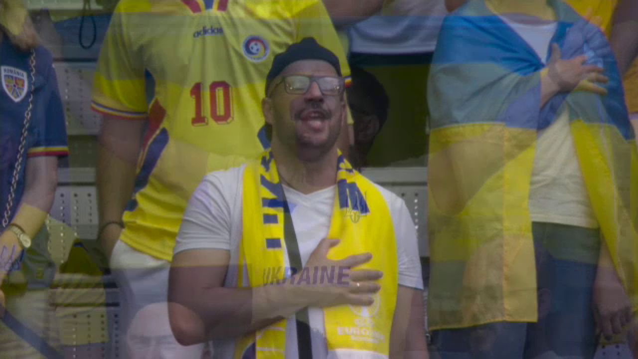 Atmosferă incredibilă la Munchen! Tricolorii au intonat din toți plămânii Imnul Național la debutul de la EURO 2024_9