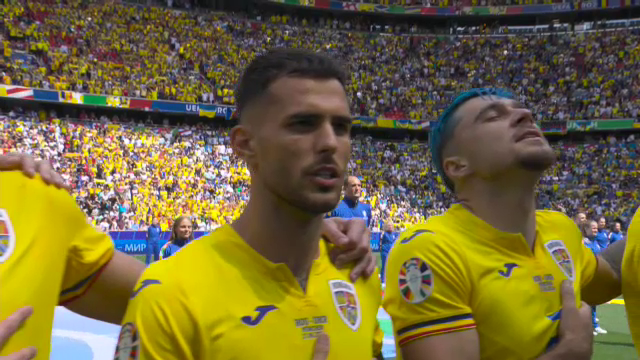 Atmosferă incredibilă la Munchen! Tricolorii au intonat din toți plămânii Imnul Național la debutul de la EURO 2024_11