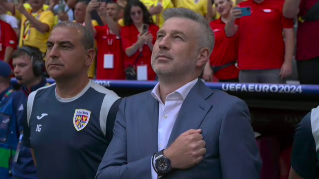 Atmosferă incredibilă la Munchen! Tricolorii au intonat din toți plămânii Imnul Național la debutul de la EURO 2024_17