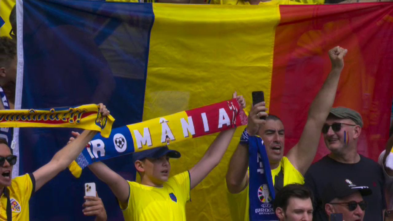 Atmosferă incredibilă la Munchen! Tricolorii au intonat din toți plămânii Imnul Național la debutul de la EURO 2024_18