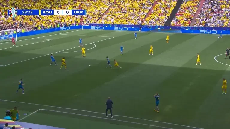 România - Ucraina | Bucuria fanilor la golul marcat de Nicolae Stanciu