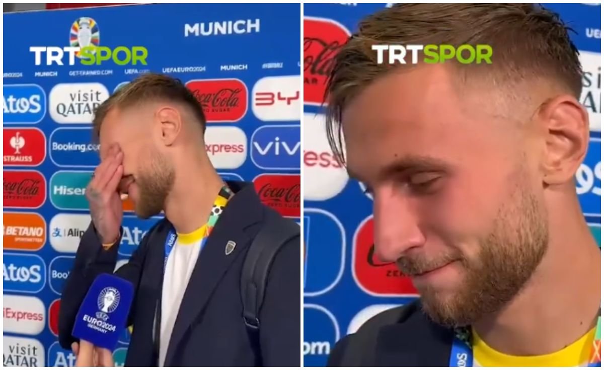 Imagini impresionante! Denis Drăguș a izbucnit &icirc;n lacrimi c&acirc;nd jurnaliștii turci i-au arătat imaginile cu familia sa