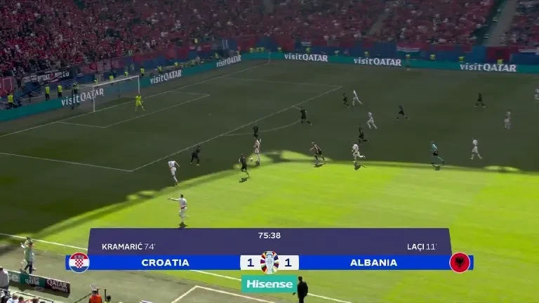 Croația - Albania | Minutul 76 - Gol Croația