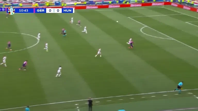 Germania - Ungaria. Ocazie Germania, minutul 11