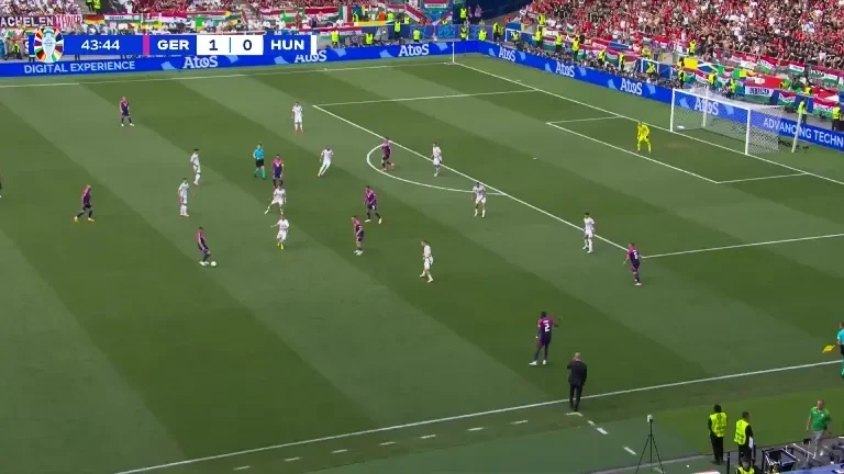 Germania - Ungaria, Ocazie Germania - minutul 43