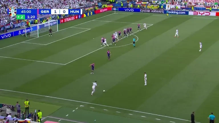 Germania - Ungaria, Gol anulat Ungaria, minutul 45+2
