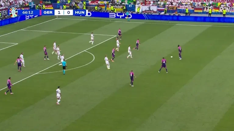 Germania - Ungaria. Gol Germania, minutul 67
