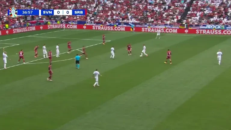 Serbia - Slovenia | Bara îl salvează pe Rajkovic (20 iunie 2024)