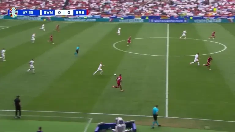 GOL SLOVENIA (min.69) Slovenia - Serbia (20 iunie 2024)