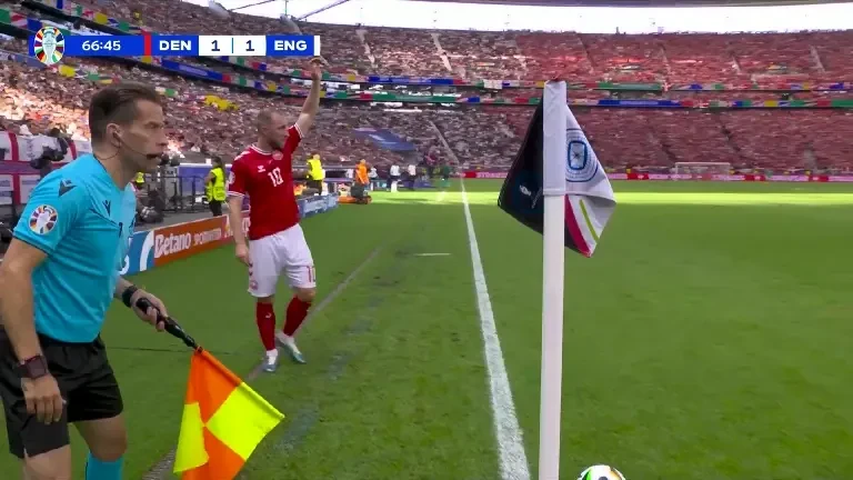 Danemarca - Anglia. Ocazie Danemarca (min. 68)