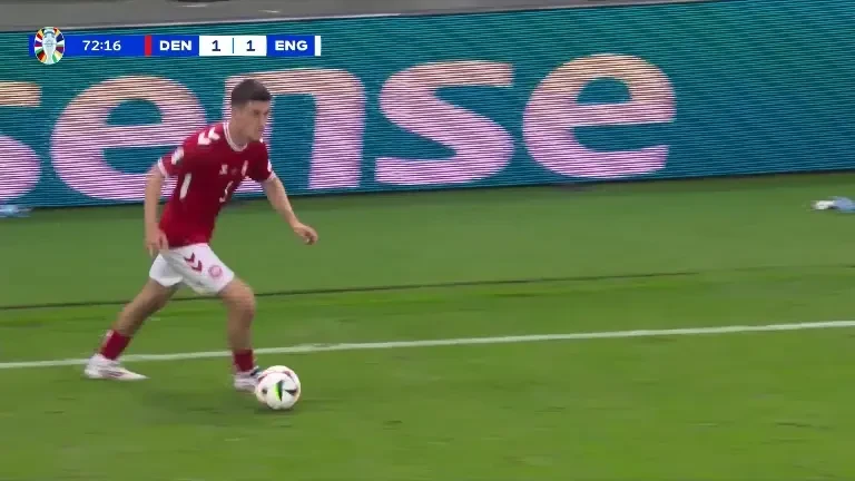 Danemarca - Anglia. Ocazie Danemarca (min. 73)