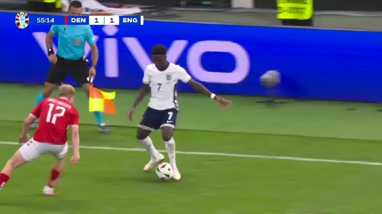 Danemarca - Anglia. Ocazie Anglia (min.55)