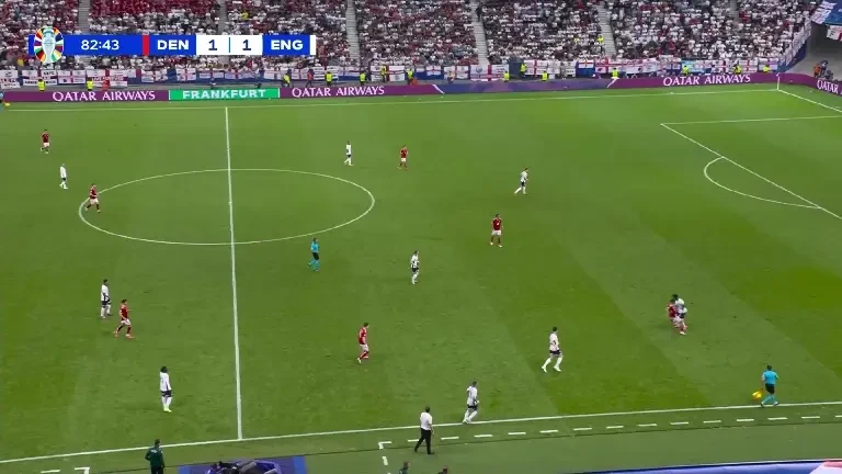 Danemarca - Anglia. Ocazie Danemarca (min. 83)