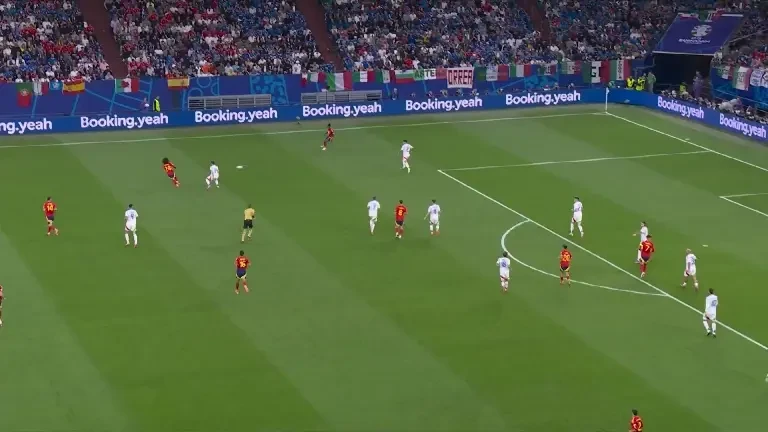 Spania - Italia | Pedri a trecut pe lângă gol, după o centrare excelentă a lui Williams