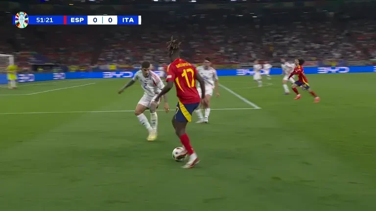 Spania - Italia | Șut spectaculos al lui Pedri