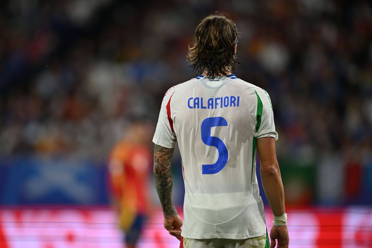 Riccardo Calafiori a bifat o premieră, după Spania - Italia 1-0: