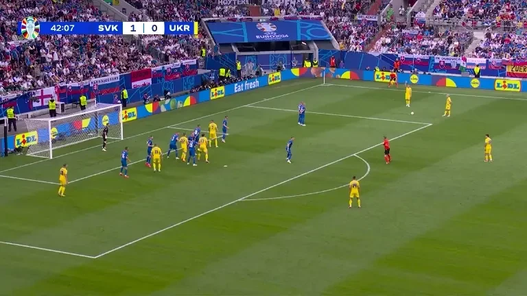 Slovacia - Ucraina, Ocazie Ucraina (min. 42)