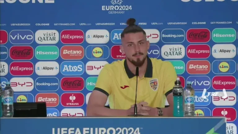 Radu Drăgușin, conferință de presă înaintea meciului cu Belgia de la EURO 2024