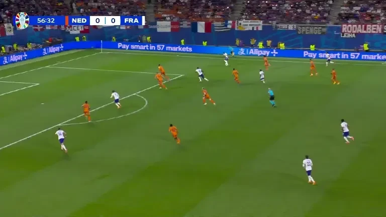 Olanda - Franța | Ocazie Rabiot, minutul 57