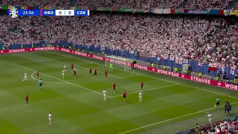 Georgia - Cehia | Gol anulat Cehia, minutul 22