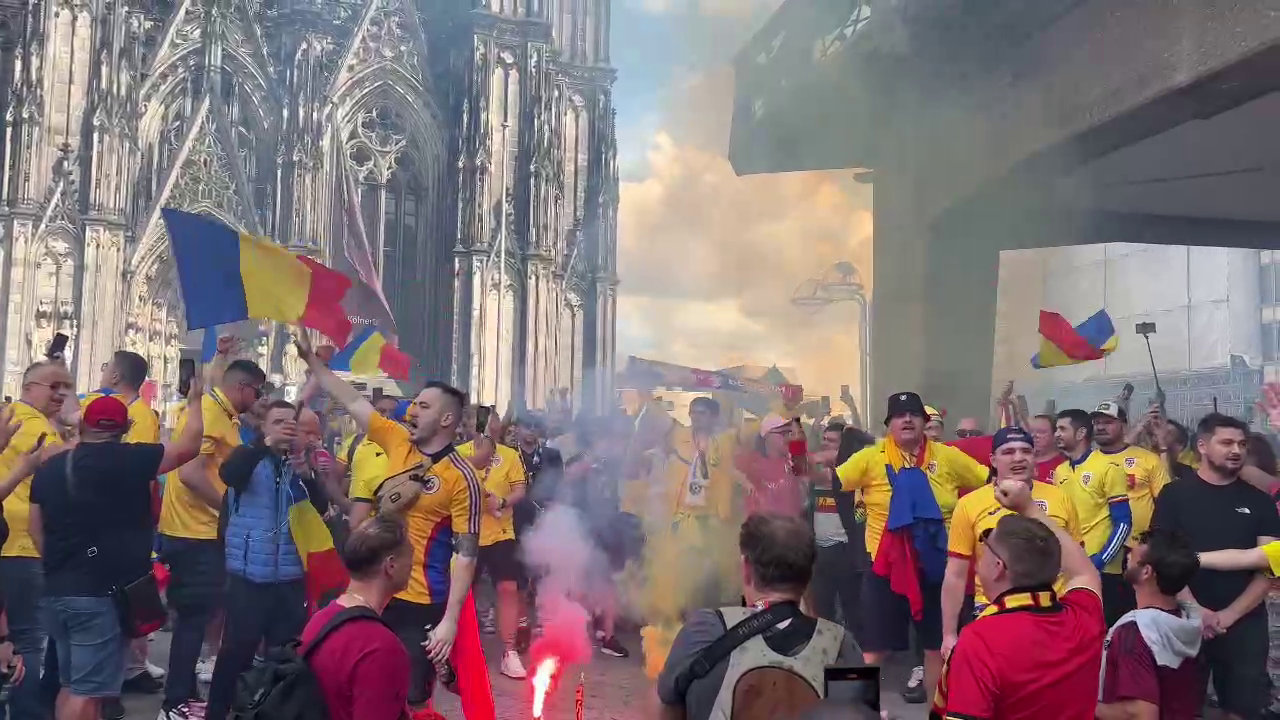 Party In Koln Romanii Canta Si Se Distreaza Pe Strazile Din Germania Inainte De Meciul Cu Belgia Pro Tv 7