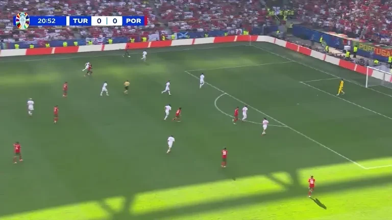 Turcia - Portugalia, Pro TV și VOYO: Minutul 22: GOL Silva