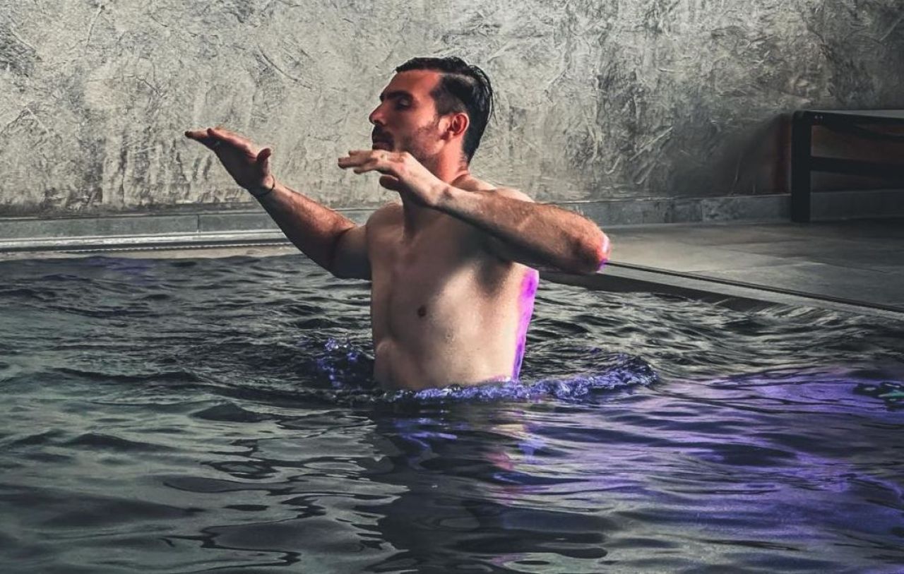 Tricolori la relaxare! Elevii lui Edward Iordănescu au avut refacere și program în sala de forță_1