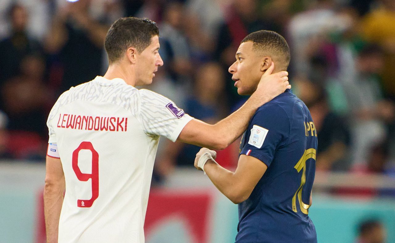 Lewandowski a văzut că Mbappe va evolua cu mască împotriva Poloniei și a reacționat imediat_6