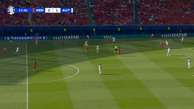 Olanda – Austria | Ocazie Malen, minutul 23