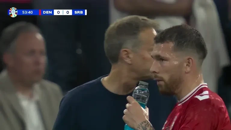 Novak Djokovic, la Danemarca - Serbia