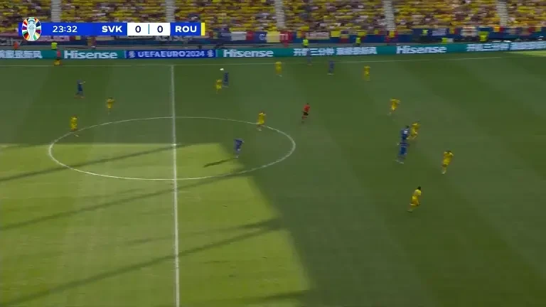 Slovacia - România: gol Duda (minutul 24)